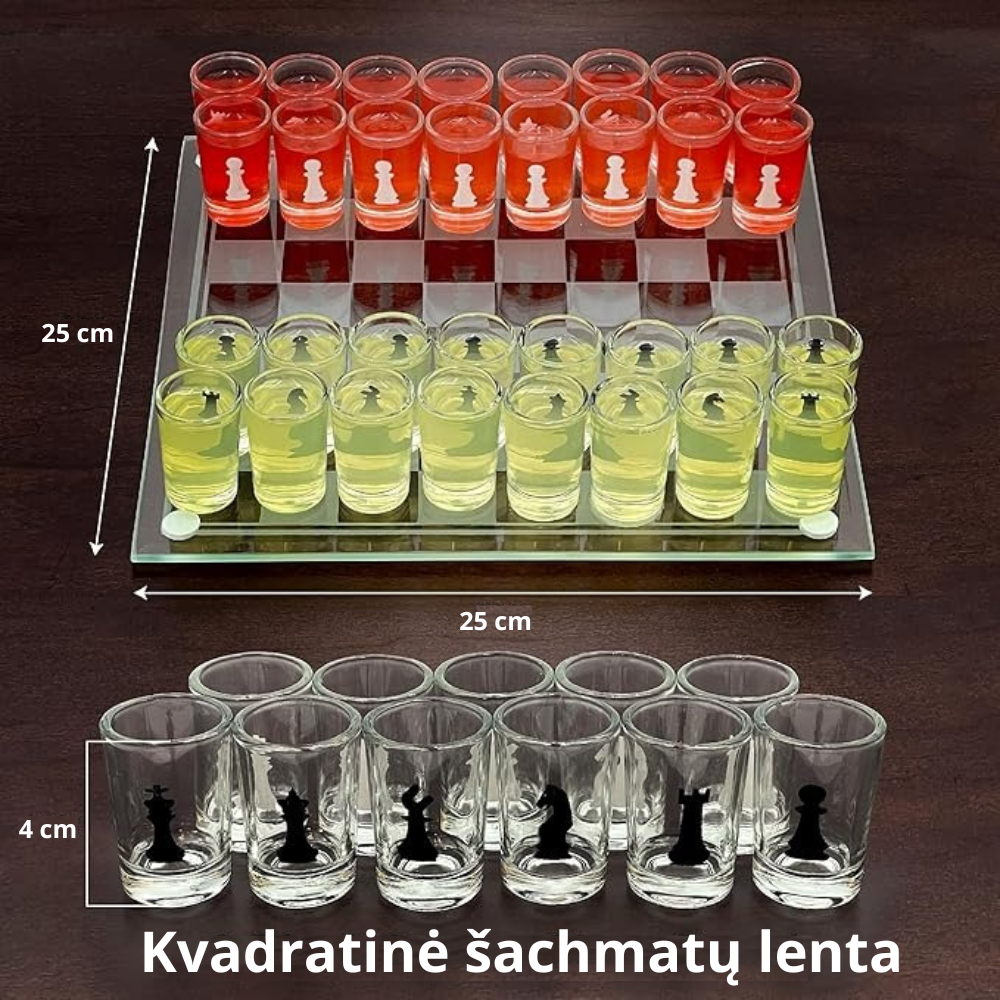 Šachmatų taurelių rinkinys