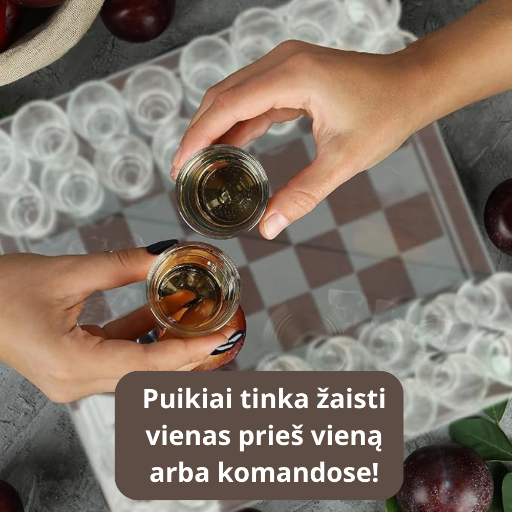 Šachmatų taurelių rinkinys